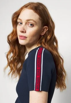 MICHAEL Michael Kors Damen LOGO TAPE - T-Shirt Print - Midnightblue -MICHAEL Michael Kors 91cad32fe70f4fb9ac66f34af43408a7