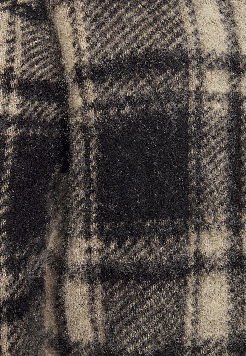 MICHAEL Michael Kors Damen BRUSHED PLAID CROP - Strickpullover - Khaki 5 MICHAEL Michael Kors Damen BRUSHED PLAID CROP - Strickpullover - Khaki - Image 3