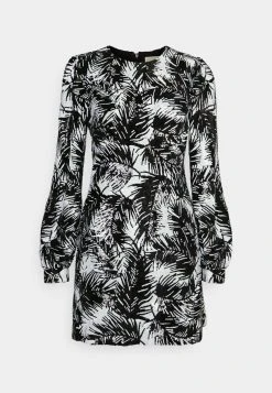 MICHAEL Michael Kors Damen PALM SEQUIN DRESS - Cocktailkleid/festliches Kleid - Black -MICHAEL Michael Kors 936ab1efbdd64b6c8178c2dd79a3b5a6