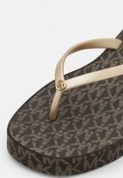 MICHAEL Michael Kors Damen LILO - Zehentrenner - Brown/pale Gold 15 MICHAEL Michael Kors Damen LILO - Zehentrenner - Brown/pale Gold -MICHAEL Michael Kors 93ab1ace284447749f0e3b6787eb8cc2