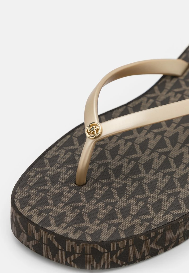 MICHAEL Michael Kors Damen LILO - Zehentrenner - Brown/pale Gold 9 MICHAEL Michael Kors Damen LILO - Zehentrenner - Brown/pale Gold - Image 7