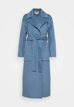 MICHAEL Michael Kors Damen DOUBLEFACE ROBE COAT - Klassischer Mantel - Blue -MICHAEL Michael Kors 93b45b43b506482d8115c267242d608e