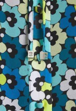 MICHAEL Michael Kors Damen FLORAL TIE - Bluse - Limeade -MICHAEL Michael Kors 94704103f16b478289bcddf4ff32ede6