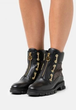 MICHAEL Michael Kors Damen RIDLEY FLAT BOOTIE - Stiefelette - Black/brown