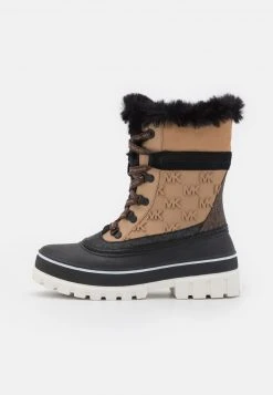 MICHAEL Michael Kors Damen OZZIE BOOT - Snowboot/Winterstiefel - Black/camel -MICHAEL Michael Kors 953bcaf4732646a580eb5393828b791e