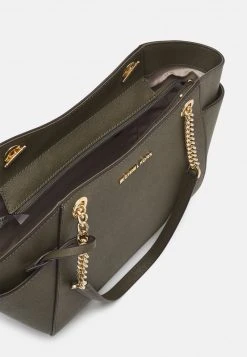 MICHAEL Michael Kors Damen JET TRAVEL CHAIN TOTE - Handtasche - Olive 8 MICHAEL Michael Kors Damen JET TRAVEL CHAIN TOTE - Handtasche - Olive -MICHAEL Michael Kors 954181638f7e421181c9f258b62673e3