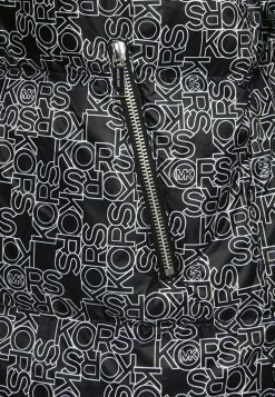 MICHAEL Michael Kors Damen OUTLINE PUFFER - Daunenmantel - Black/white -MICHAEL Michael Kors 966290e6708343258c10bab74eb19358