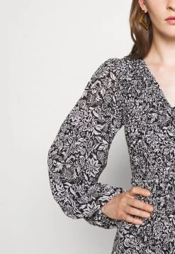 MICHAEL Michael Kors Damen BICOLOR DRESS - Maxikleid - Black/white -MICHAEL Michael Kors 96c66010794345c185a5551e2fb6d357