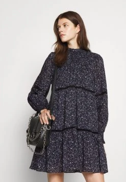 MICHAEL Michael Kors Damen TINY HIPPIE DRESS - Freizeitkleid - Deep Purple -MICHAEL Michael Kors 981e7c2d9a2e4a34bf8453ac1a2c06e7