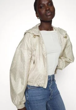 MICHAEL Michael Kors Damen LOGO CROP - Bomberjacke - Bone -MICHAEL Michael Kors 98a987533dbf4c8b89f51015cf82db2e