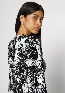 MICHAEL Michael Kors Damen PALM SEQUIN DRESS - Cocktailkleid/festliches Kleid - Black -MICHAEL Michael Kors 98c2848f59774b809d2d065b44668836