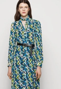 MICHAEL Michael Kors Damen FLORAL KATE - Blusenkleid - Limeade -MICHAEL Michael Kors 98d2ca1370b244faa99e6277bbaaf0d2