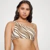 MICHAEL Michael Kors Damen DIAGONAL BELT LOGO RING ONESHOULDER - Bikini-Top - Bone -MICHAEL Michael Kors 9a696e51f8dc48dca2c6b070cb672b6a