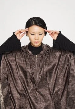 MICHAEL Michael Kors Damen ANORAK - Cape - Chocolate -MICHAEL Michael Kors 9da7e6b7a0674db883c1a968eb34f6e0