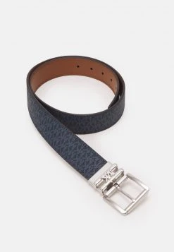 MICHAEL Michael Kors Damen LOGO REVERSIBLE BELT - Gürtel - Navy -MICHAEL Michael Kors 9dc147c608dc4e44bad44db2ab183116