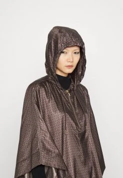 MICHAEL Michael Kors Damen ANORAK - Cape - Chocolate -MICHAEL Michael Kors 9f14690cd25949698b5fd08148349b6b