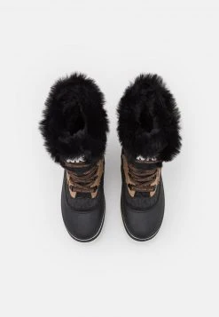 MICHAEL Michael Kors Damen OZZIE BOOT - Snowboot/Winterstiefel - Black/camel -MICHAEL Michael Kors 9fd2bd7979334b5981d3c7d7b898a559