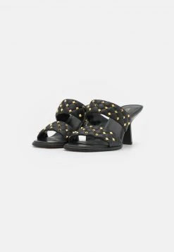 MICHAEL Michael Kors Damen AMELIA MULE - Pantolette Hoch - Black -MICHAEL Michael Kors a0c8db4a58684e02ab25c2cee4f7319f
