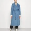 MICHAEL Michael Kors Damen DOUBLEFACE ROBE COAT - Klassischer Mantel - Blue -MICHAEL Michael Kors a3f1a89b5bf245fcb13ea46e847ab8b2