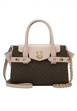 MICHAEL Michael Kors Damen CARMEN FLAP SATCHEL SEMI LUX - Handtasche - Brown/softpink 12 MICHAEL Michael Kors Damen CARMEN FLAP SATCHEL SEMI LUX - Handtasche - Brown/softpink -MICHAEL Michael Kors a554913e85534033a141eca5d59e7560