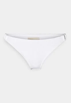 MICHAEL Michael Kors Damen DECADENT TEXTURE LOGO SIDE RING BOTTOM - Bikini-Hose - White -MICHAEL Michael Kors a5f63843aaac42a49aaa72070357807f