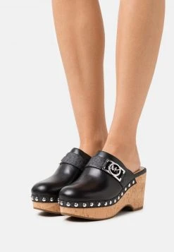 MICHAEL Michael Kors Damen APRIL - Pantolette Hoch - Black