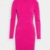 MICHAEL Michael Kors Damen MEGA DOT MOCK NECK DRESS - Strickkleid - Wild Berry -MICHAEL Michael Kors a68f0ad8e3a2479cb3c9543c2986d05f