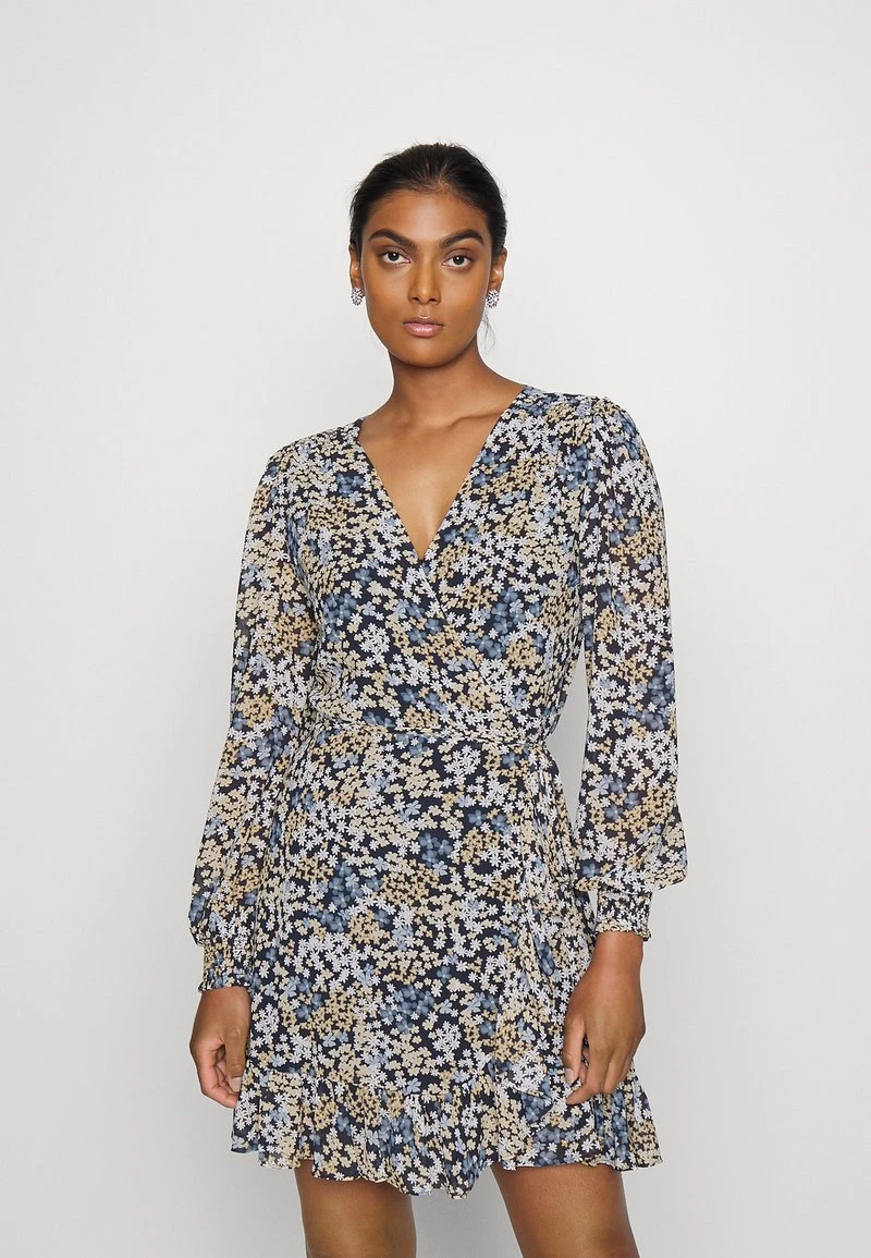 MICHAEL Michael Kors Damen WRAP DRESS - Freizeitkleid - Chambray 3 MICHAEL Michael Kors Damen WRAP DRESS - Freizeitkleid - Chambray