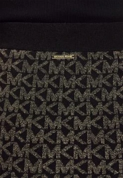 MICHAEL Michael Kors Damen PENCIL SKIRT - Bleistiftrock - Black/gold -MICHAEL Michael Kors a956fad2897042ebbc44741384159cc2