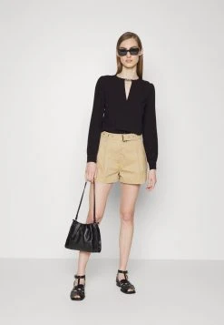 MICHAEL Michael Kors Damen Shorts - White Khaki -MICHAEL Michael Kors a9a9fa298e2c419793d68b7b99af5344