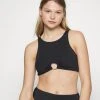 MICHAEL Michael Kors Damen ICONIC SOLIDS CROPPED - Bikini-Top - Black 1 MICHAEL Michael Kors Damen ICONIC SOLIDS CROPPED - Bikini-Top - Black -MICHAEL Michael Kors ad00fb86afdc49979d0fa7616b3cac8d