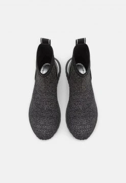 MICHAEL Michael Kors Damen BODIE - Sneaker High - Black/silver -MICHAEL Michael Kors adabc21b297f44bb9cbe507c1f596bf3