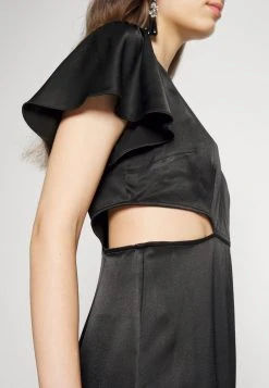 MICHAEL Michael Kors Damen CUT OUT MIDI DRESS - Cocktailkleid/festliches Kleid - Black -MICHAEL Michael Kors ae9b8eca80cb459d8f737891b0eb4484