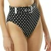 MICHAEL Michael Kors Damen DOT HIGH WAIST - Bikini-Hose - Black -MICHAEL Michael Kors af1f545b27034e008da339a7d0728f1b