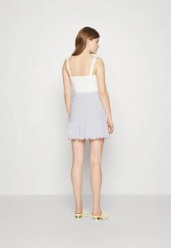 MICHAEL Michael Kors Damen PALM EYLT SKIRT - Minirock - White -MICHAEL Michael Kors afaf57d7fbe94c1e8780db4555177df0
