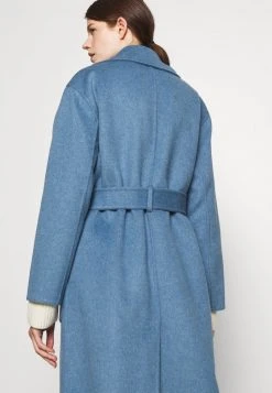MICHAEL Michael Kors Damen DOUBLEFACE ROBE COAT - Klassischer Mantel - Blue -MICHAEL Michael Kors afc29d1086d741538d5bc7bd41e56e30