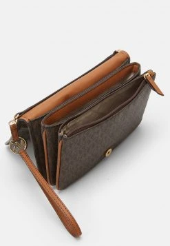 MICHAEL Michael Kors Damen JET SET CHARM ACCORDIAN FLAP XBODY - Umhängetasche - Brown -MICHAEL Michael Kors afdf28f1eb2b4b609eb1010c9677e260