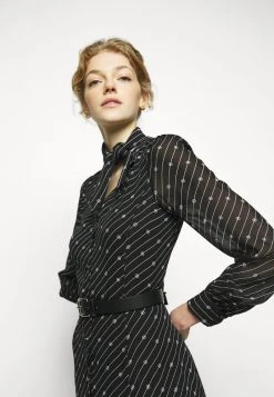 MICHAEL Michael Kors Damen CIRCLE LOGO DRESS - Freizeitkleid - Black/white -MICHAEL Michael Kors b1a6454464644eed8521aed000138a5a