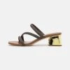 MICHAEL Michael Kors Damen LANA MULE - Pantolette Hoch - Brown 2 MICHAEL Michael Kors Damen LANA MULE - Pantolette Hoch - Brown -MICHAEL Michael Kors b2518f26b34c4163b10f8807b3c8cc16