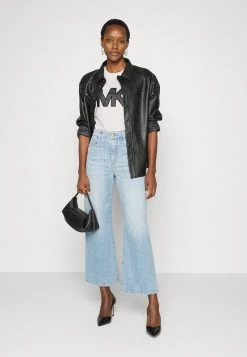 MICHAEL Michael Kors Damen SEQN LOGO TEE - T-Shirt Print - White -MICHAEL Michael Kors b324788d8c72406c87f884d24fbaa934