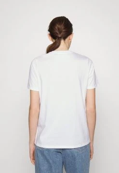 MICHAEL Michael Kors Damen CIRCLE LOGO TEE - T-Shirt Print - White -MICHAEL Michael Kors b3c786b9bad9485f94c09c2030ee34b2