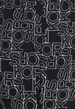 MICHAEL Michael Kors Damen LOGO PULL ON PANT - Jogginghose - Black/white -MICHAEL Michael Kors b51ac9cae5dc4141bfc3850881f4cc27