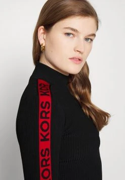 MICHAEL Michael Kors Damen TAPE BODYSUIT - Langarmshirt - Black -MICHAEL Michael Kors b5ee7bb47a584327a984ecfbba9d6db2