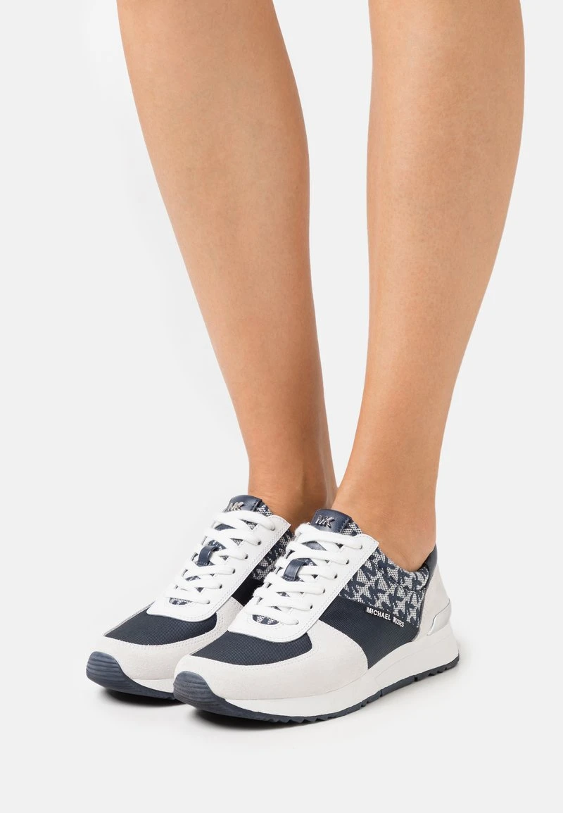MICHAEL Michael Kors Damen ALLIE TRAINER - Sneaker Low - Navy/optic White 3 MICHAEL Michael Kors Damen ALLIE TRAINER - Sneaker Low - Navy/optic White