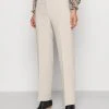 MICHAEL Michael Kors Damen STRAIGHT LEG CUFF PANT - Stoffhose - Dune -MICHAEL Michael Kors b70bc9a13c8240b0afb557f4faeacbee