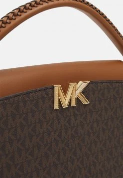 MICHAEL Michael Kors Damen KARLIEMD SATCHEL - Handtasche - Brown -MICHAEL Michael Kors b8e3a5cfd63a40e89a729ba386264d5b