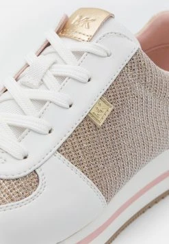 MICHAEL Michael Kors Damen MONIQUE TRAINER - Sneaker Low - White/gold -MICHAEL Michael Kors ba4227875a9748719524ce633cb2cd96