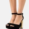 MICHAEL Michael Kors Damen PORTER ANKLE STRAP - High Heel Sandalette - Black -MICHAEL Michael Kors bb320500ec1347c5bab1e57f1fe6cd8f