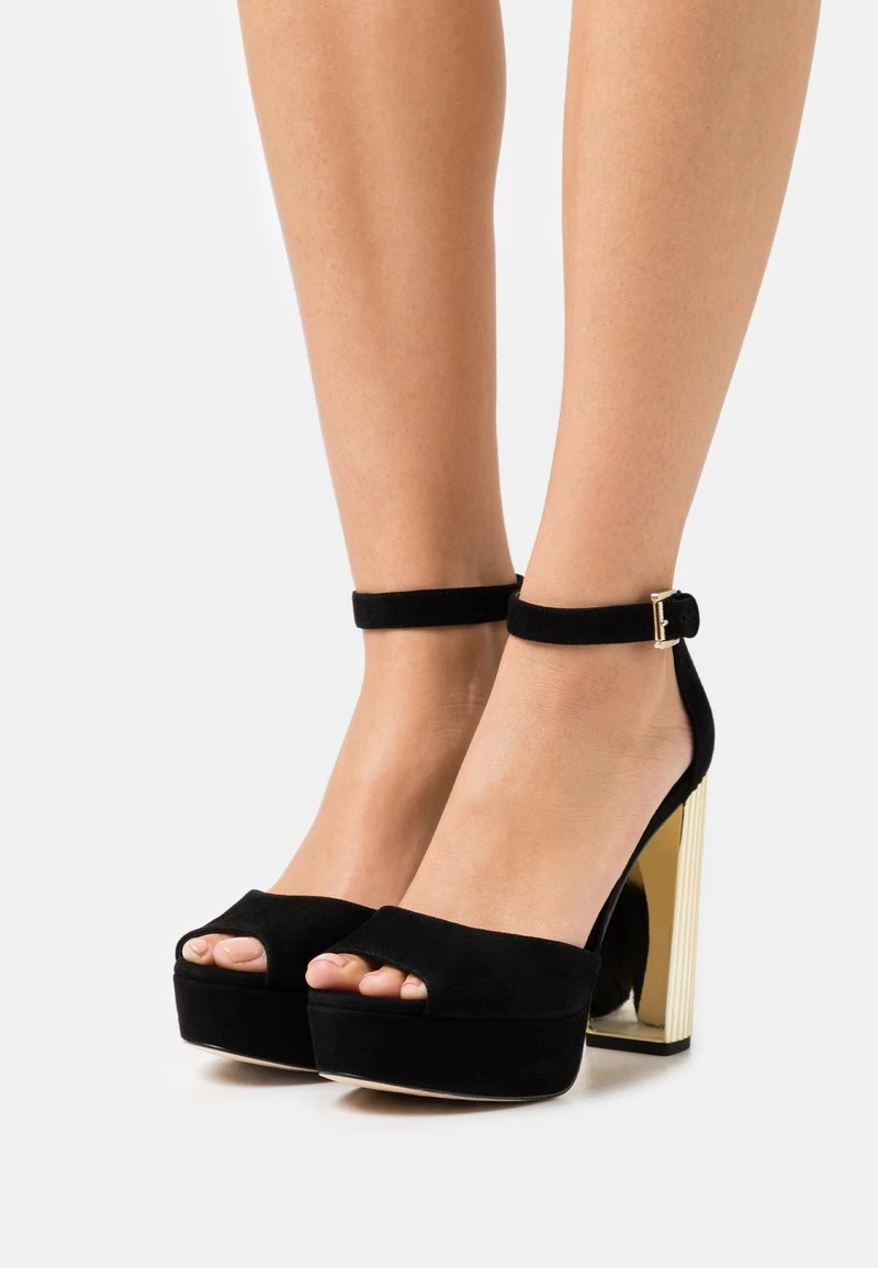 MICHAEL Michael Kors Damen PORTER ANKLE STRAP - High Heel Sandalette - Black 3 MICHAEL Michael Kors Damen PORTER ANKLE STRAP - High Heel Sandalette - Black