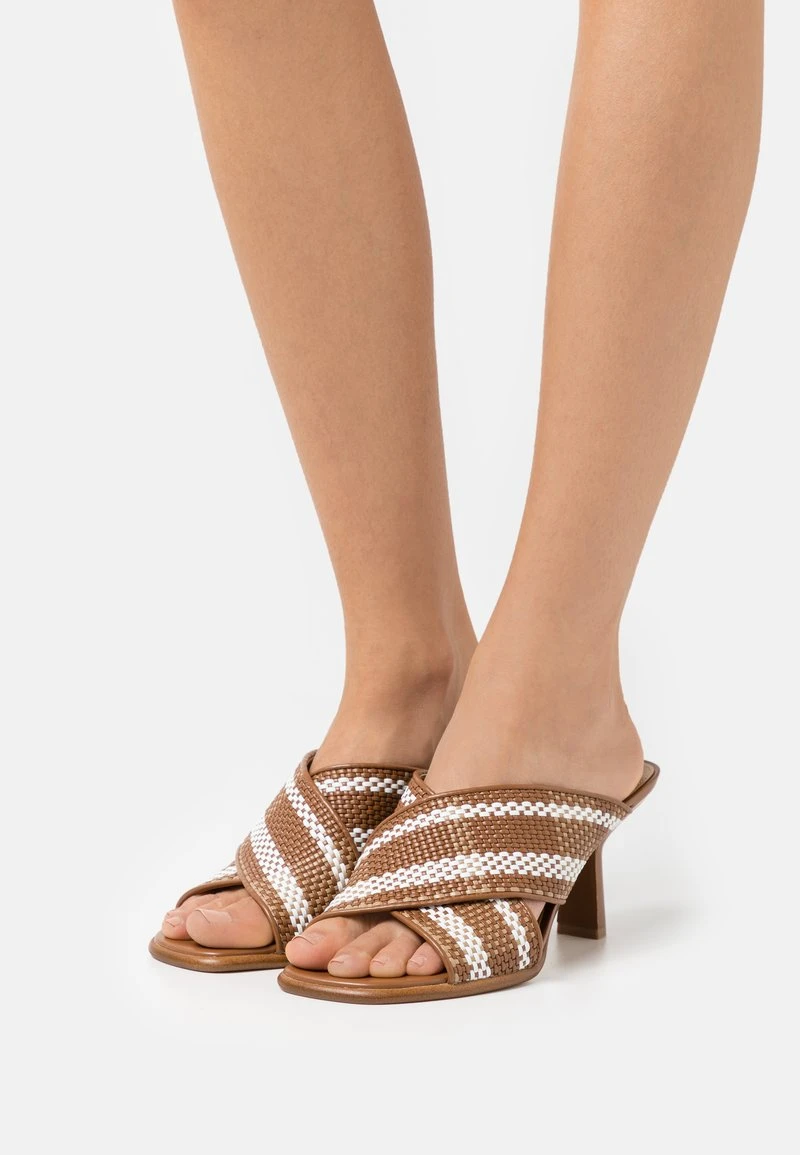 MICHAEL Michael Kors Damen GIDEON MULE - Pantolette Hoch - Luggage/multi-coloured 3 MICHAEL Michael Kors Damen GIDEON MULE - Pantolette Hoch - Luggage/multi-coloured